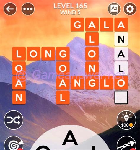 word scape level 165